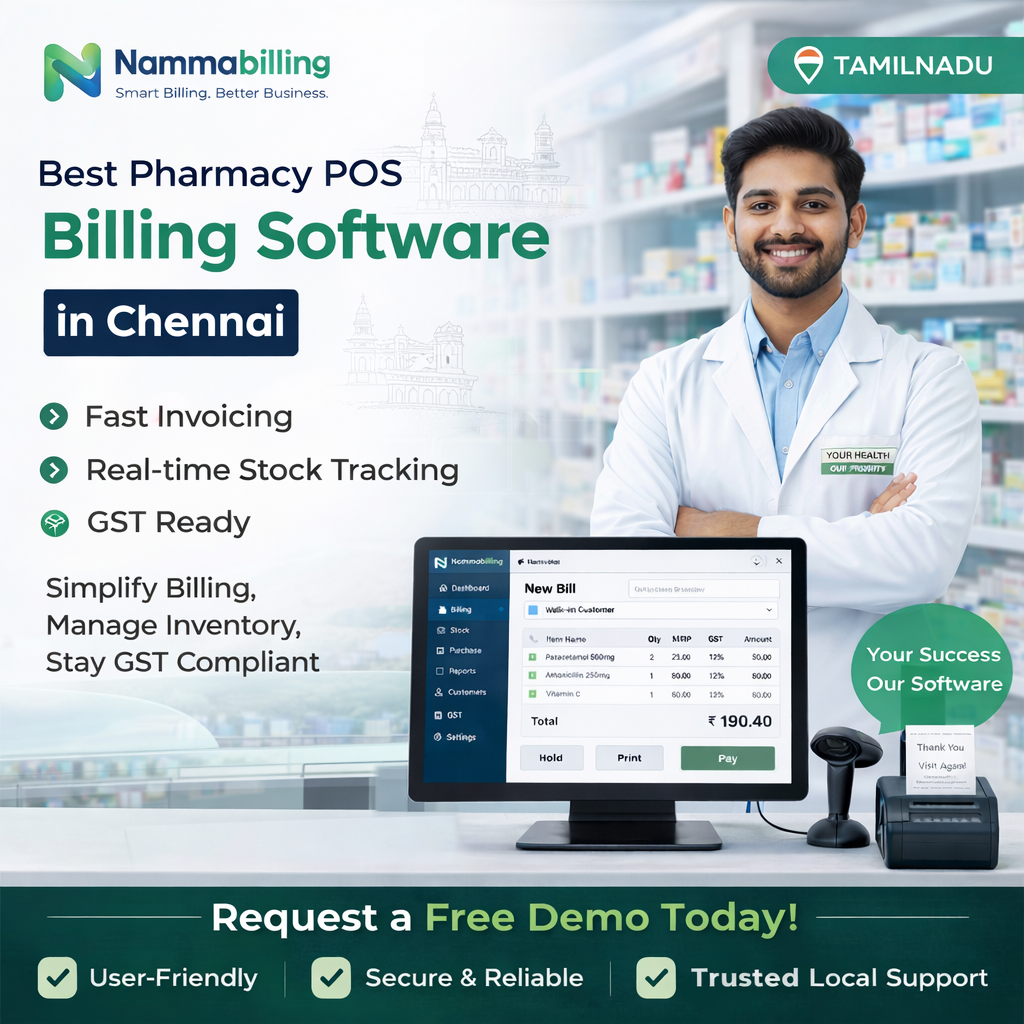 Best pharmacy POS software in Chennai